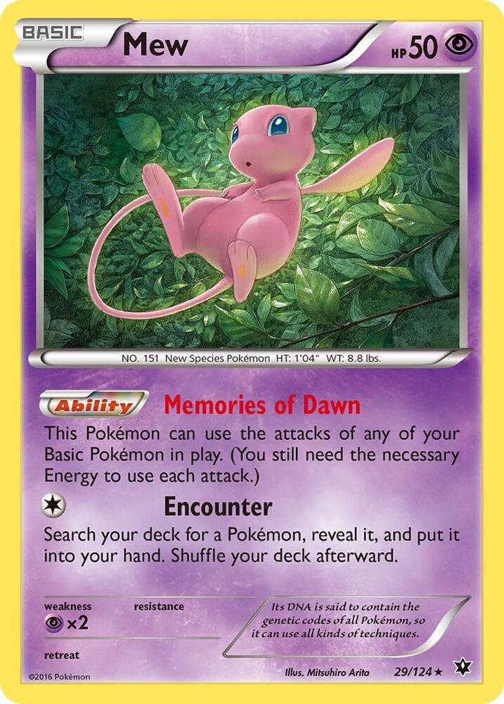 Mew 29/124 Holo Single