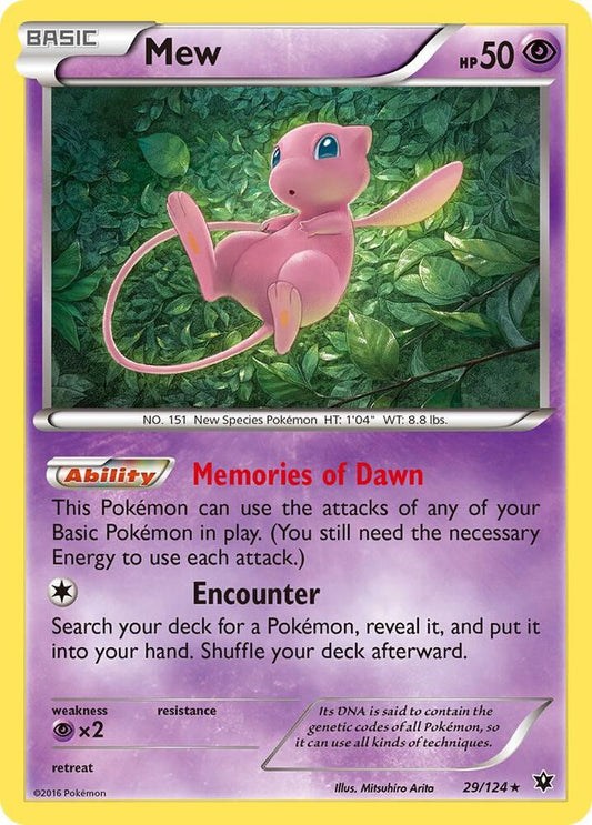 Mew 29/124 Holo Single
