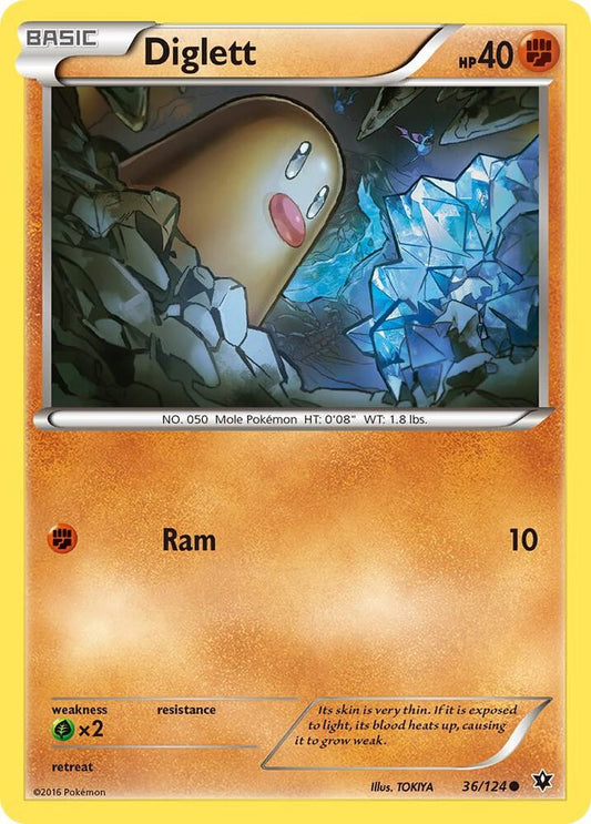 Diglett 36/124 Single