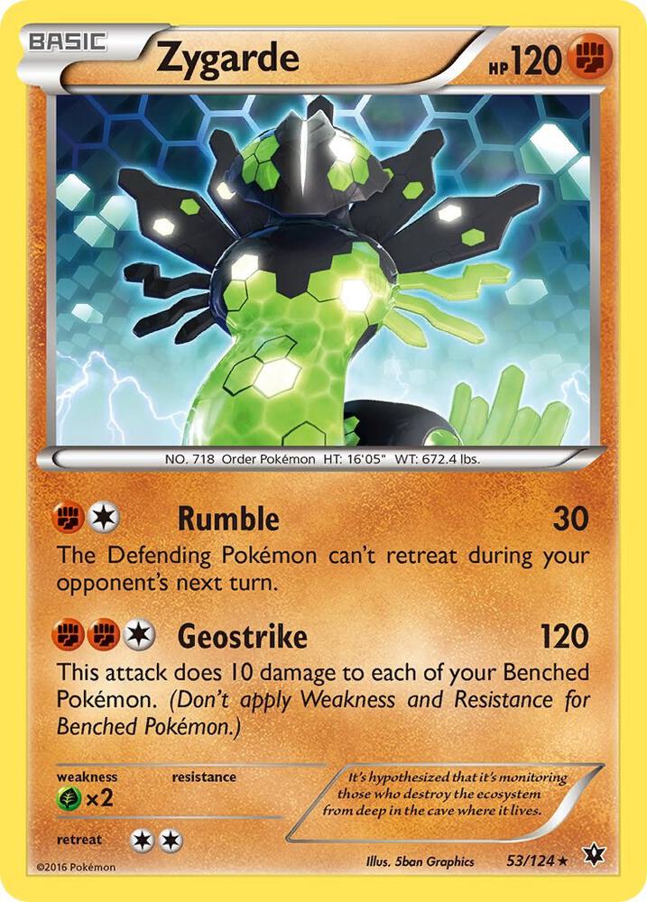 Zygarde 53/124 Single