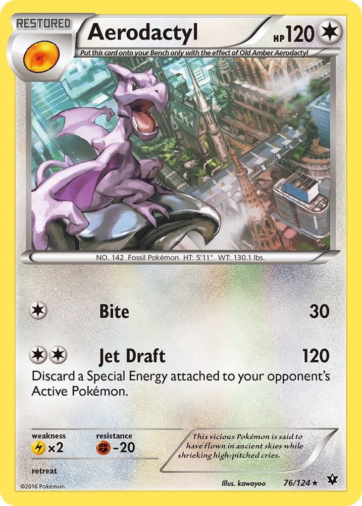 Aerodactyl 76/124 Single