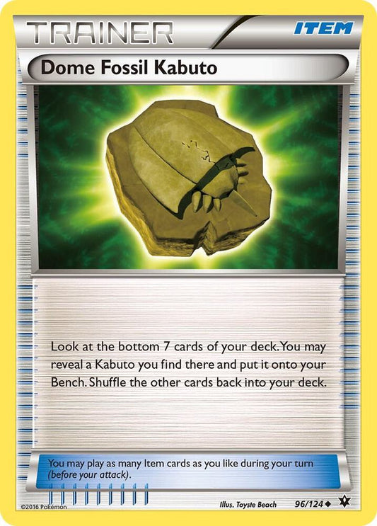 Dome Fossil Kabuto 96/124 Single