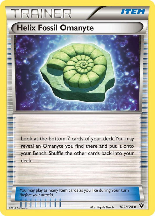 Helix Fossil Omanyte 102/124 Single