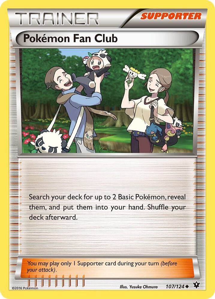 Pokemon Fan Club 107/124 Single