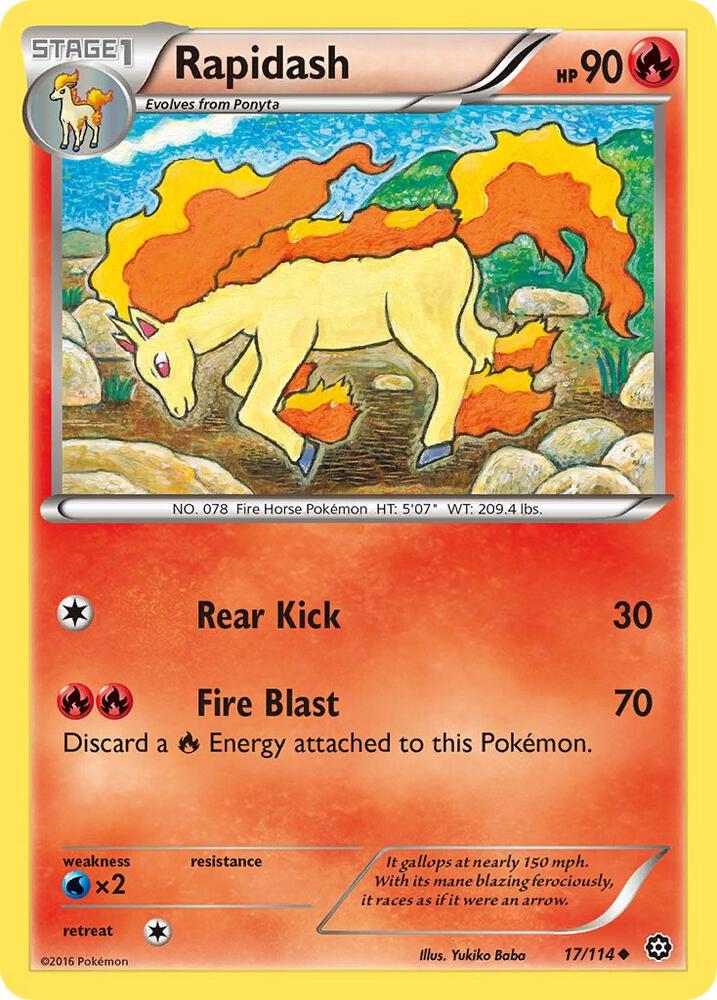 Rapidash 17/114 Single