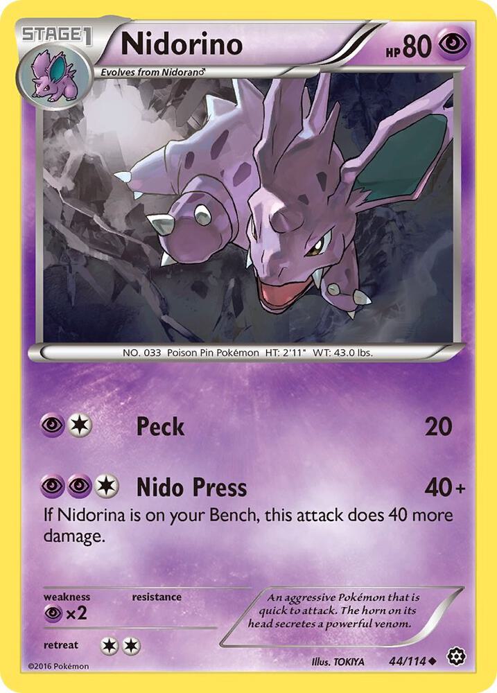 Nidorino 44/114 Single