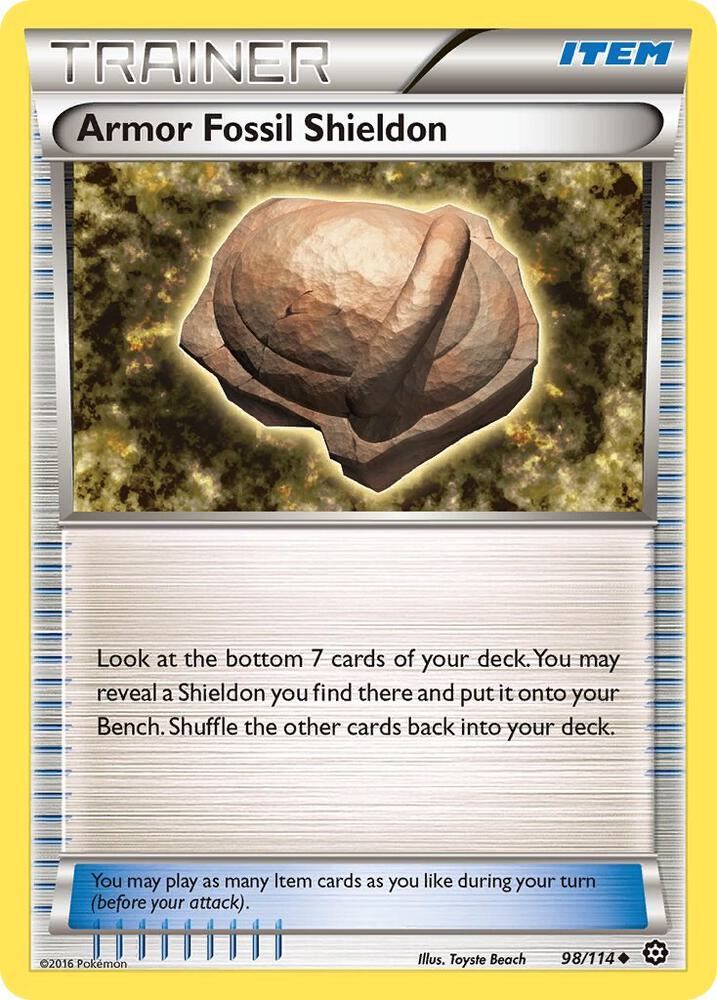 Armor Fossil Shieldon 98/114 Single