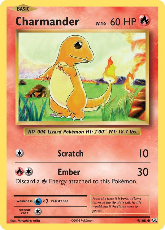 Charmander 9/108 Single