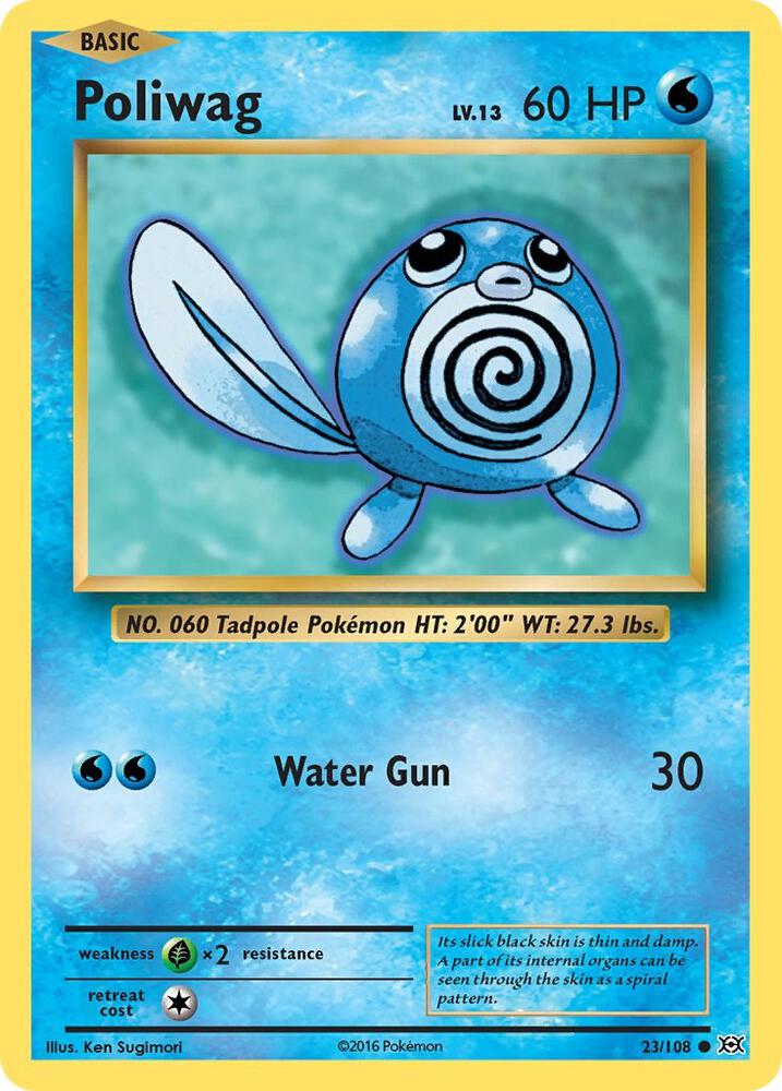 Poliwag 23/108 Single