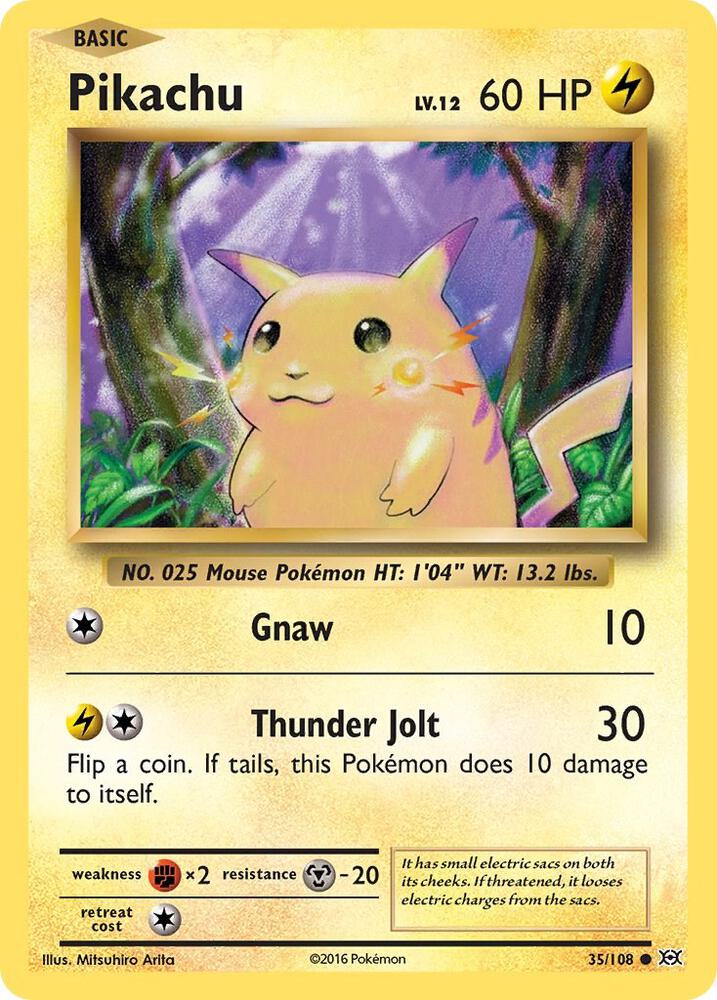 Pikachu 35/108 Single