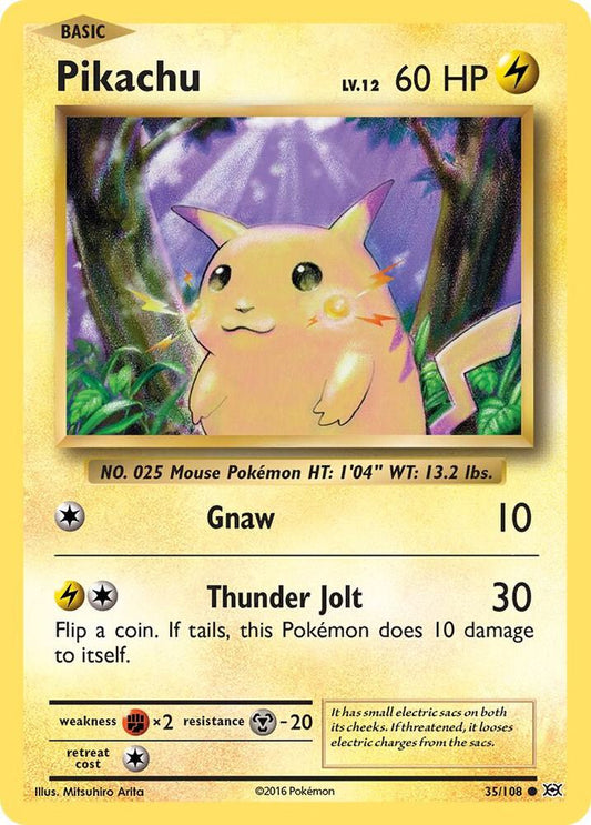 Pikachu 35/108 Single