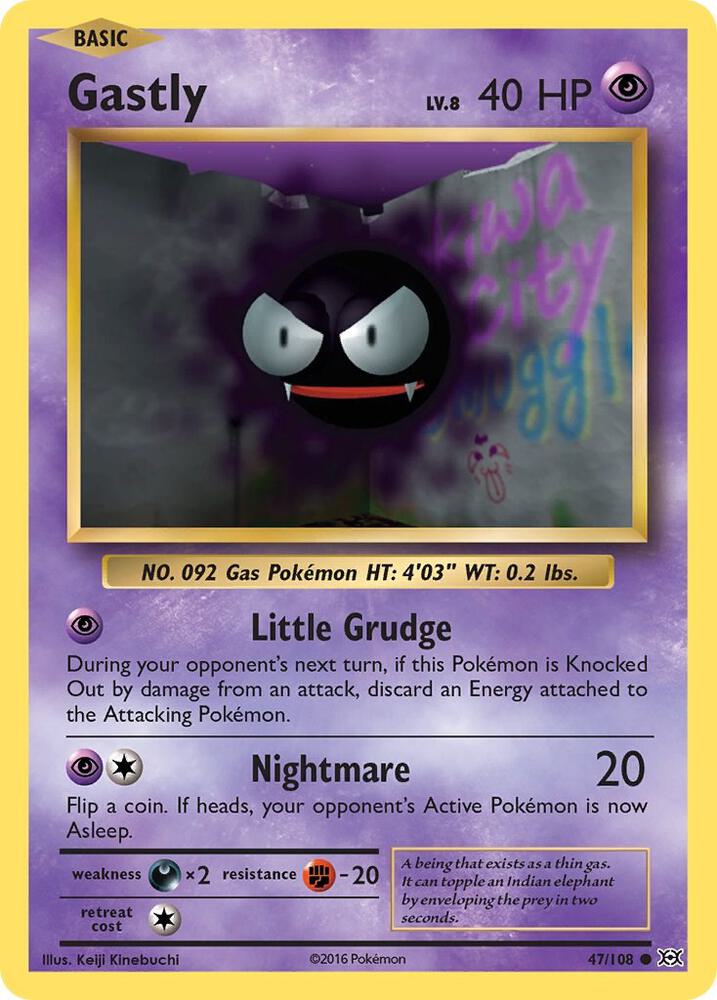 Gastly 47/108 Single