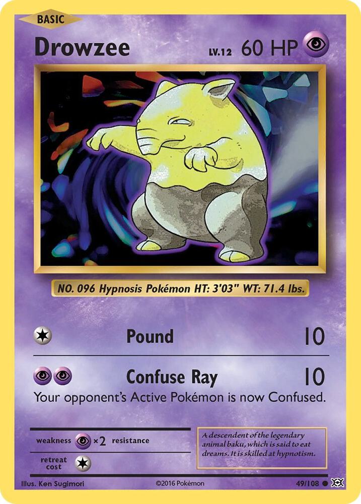 Drowzee 49/108 Single