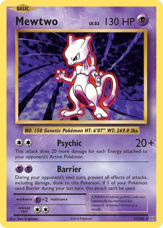 Mewtwo 51/108 Single
