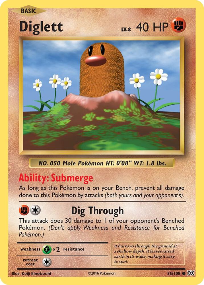 Diglett 55/108 Single