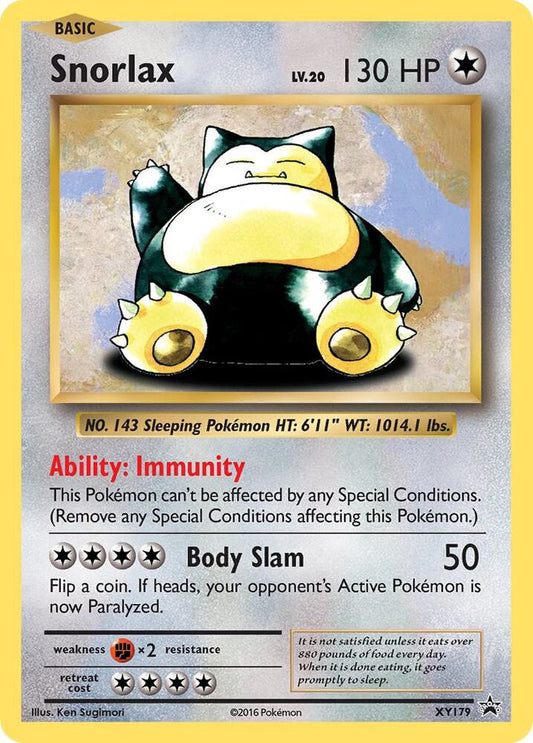 Snorlax - XY179 Holo Single