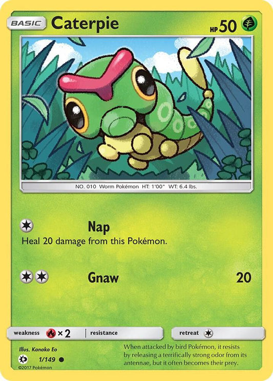 Caterpie 1/149 Reverse Holo Single