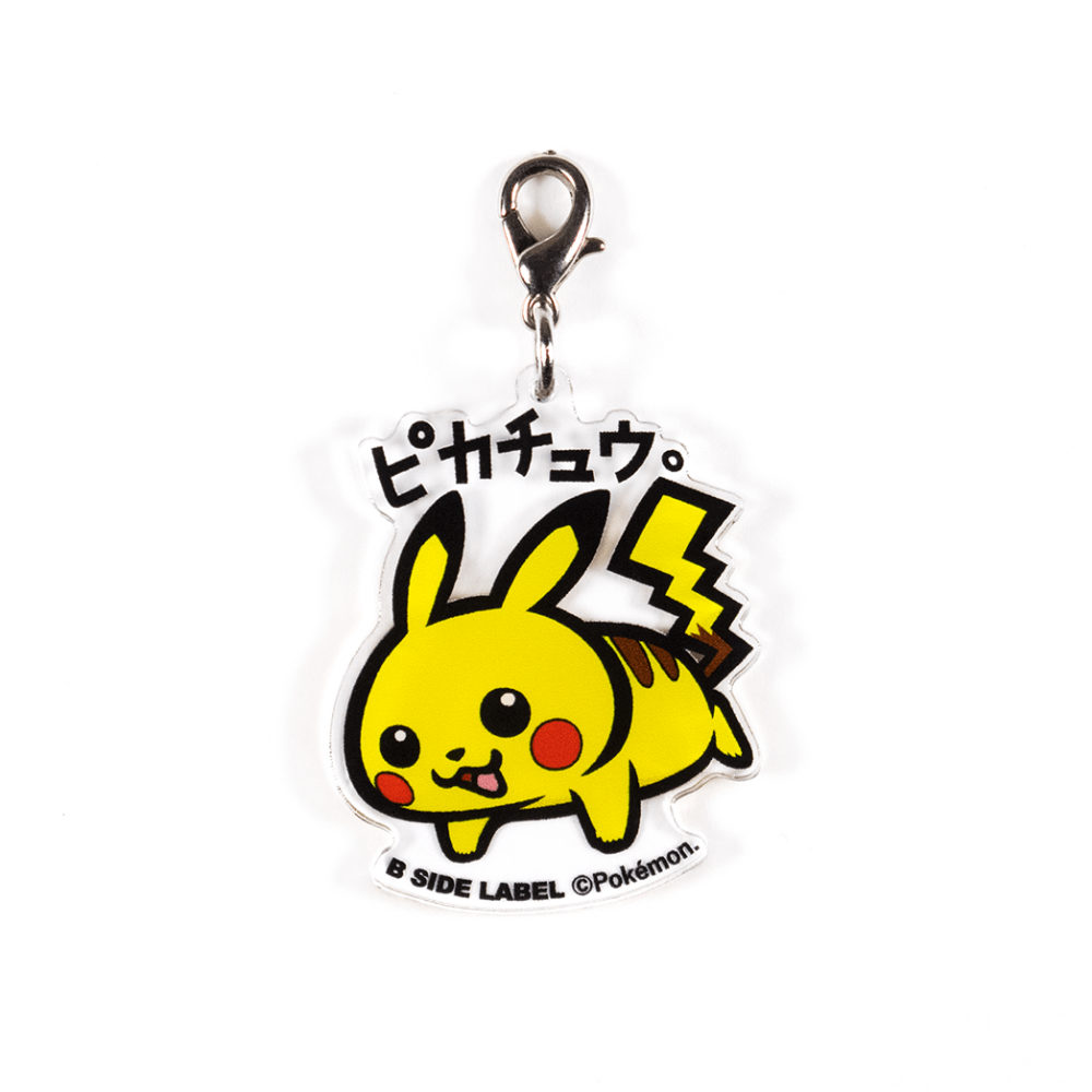 Pikachu B-Side Label Pokémon Acrylic Charm