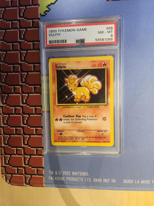 VULPIX 68/102 GAME POKEMON PSA 8