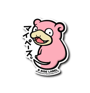 Slowpoke B-Side Label Pokémon Sticker