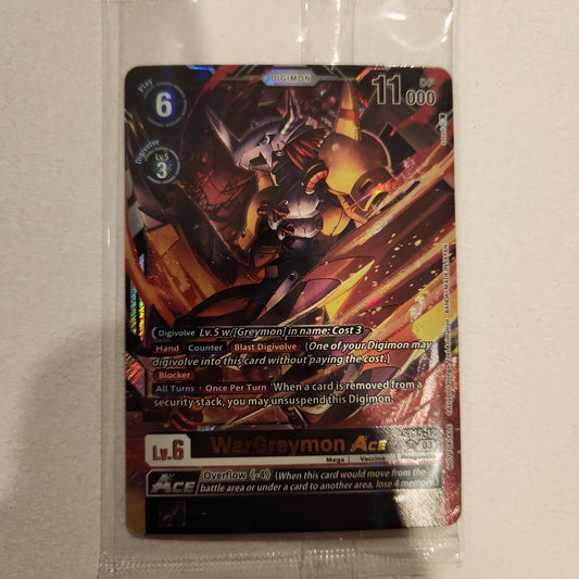 ST15-12 WarGreymon ACE Box Topper Single