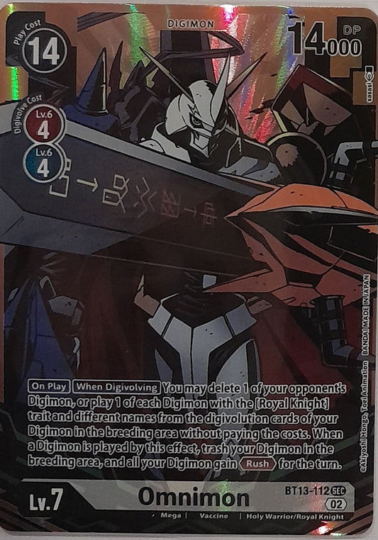 BT13-112 Omnimon Alt Art Single