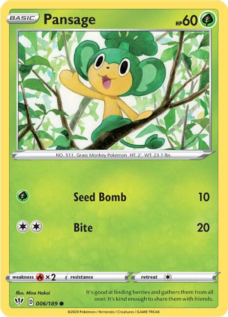 Pansage 006/189 Single
