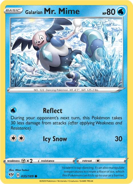 Galarian Mr. Mime 035/189 Single