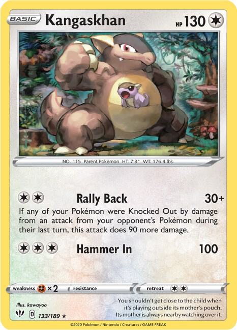 Kangaskhan 133/189 Holo Single