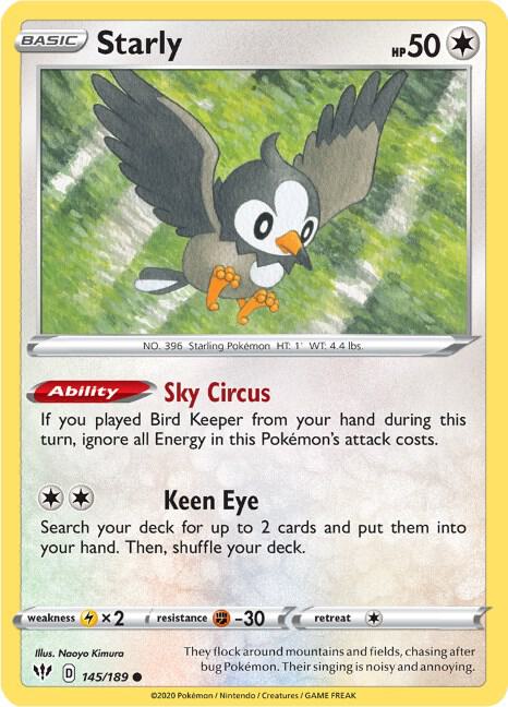 Starly 145/189 Single
