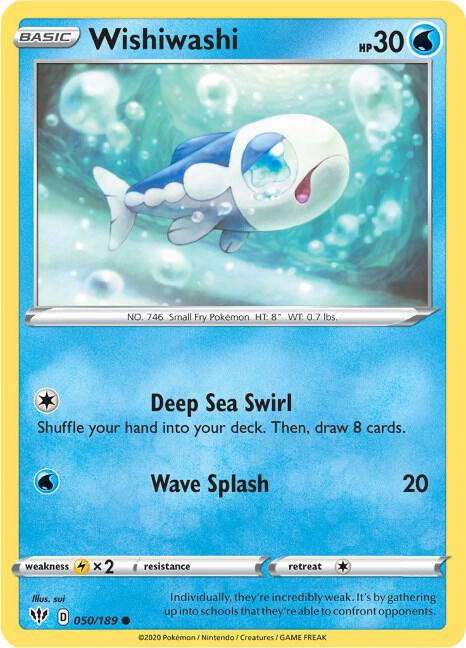 Wishiwashi 050/189 Reverse Holo Single