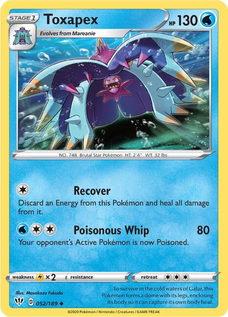 Toxapex 052/189 Reverse Holo Single