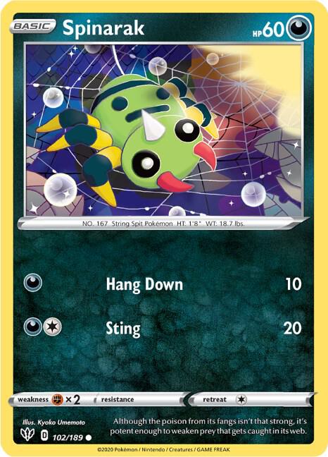Spinarak 102/189 Single