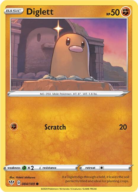Diglett 084/189 Single