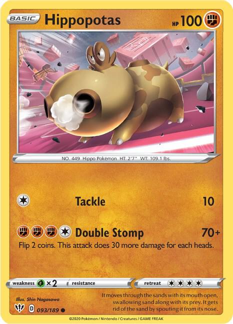 Hippopotas 093/189 Single