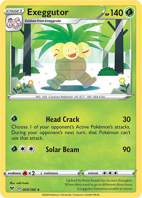 Exeggutor 005/185 Reverse Holo Single