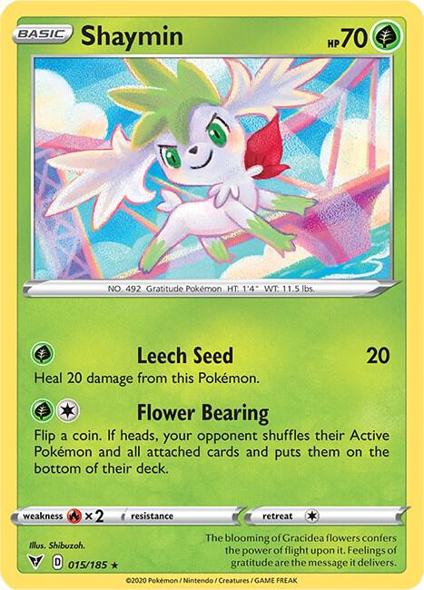 Shaymin 015/185 Holo Single
