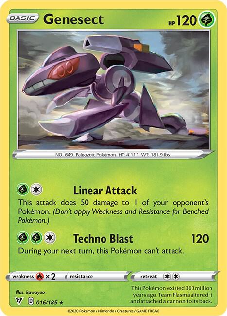 Genesect 016/185 Reverse Holo Single