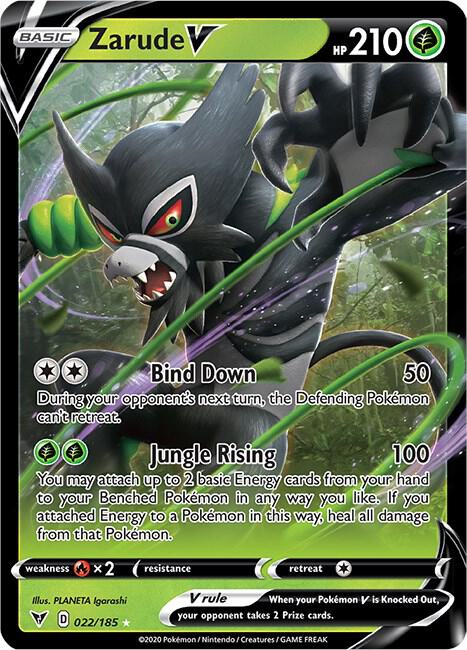 Zarude V 022/185 Holo Single
