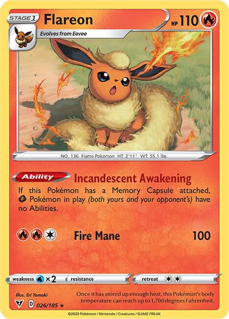 Flareon 026/185 Reverse Holo Single