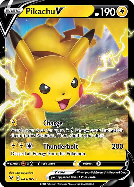Pikachu V 043/185 Holo Single