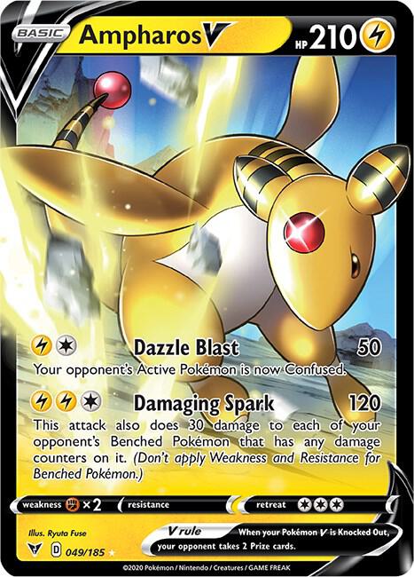 Ampharos V 049/185 Holo Single