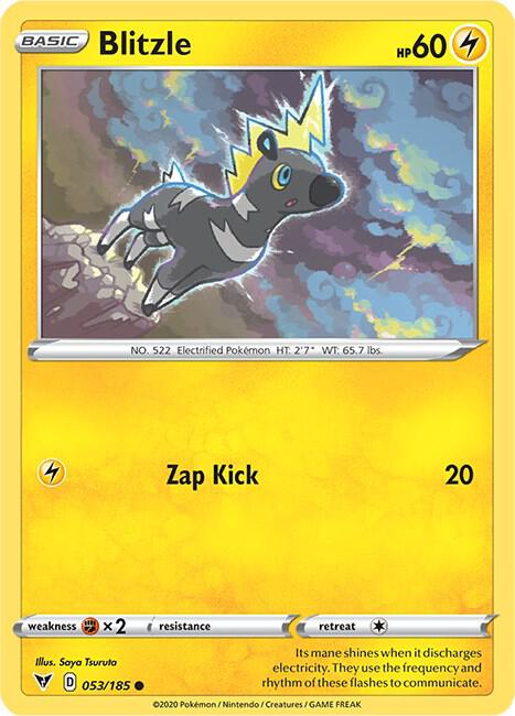 Blitzle 053/185 Reverse Holo Single