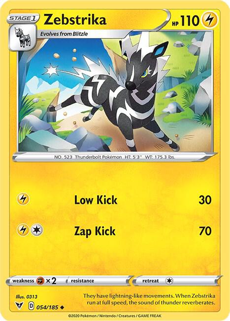 Zebstrika 054/185 Normal Single