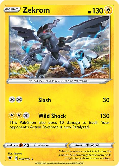 Zekrom 060/185 Holo Single