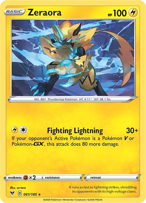 Zeraora 061/185 Holo Single