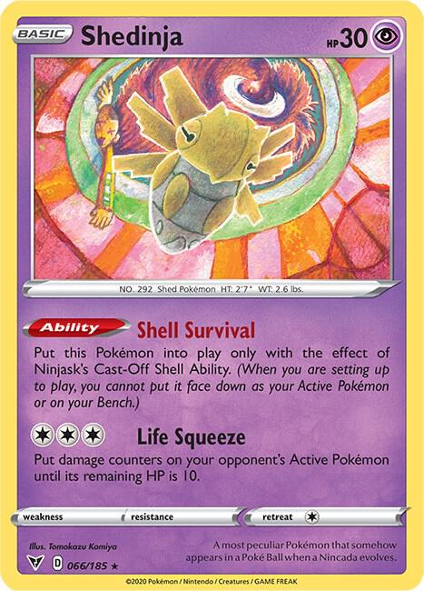 Shedinja 066/185 Reverse Holo Single