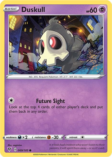 Duskull 069/185 Reverse Holo Single