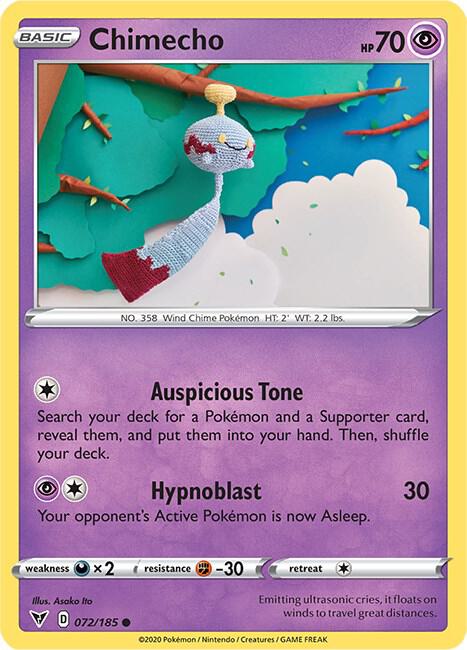 Chimecho 072/185 Reverse Holo Single