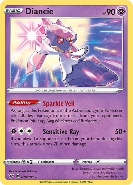 Diancie 079/185 Holo Single
